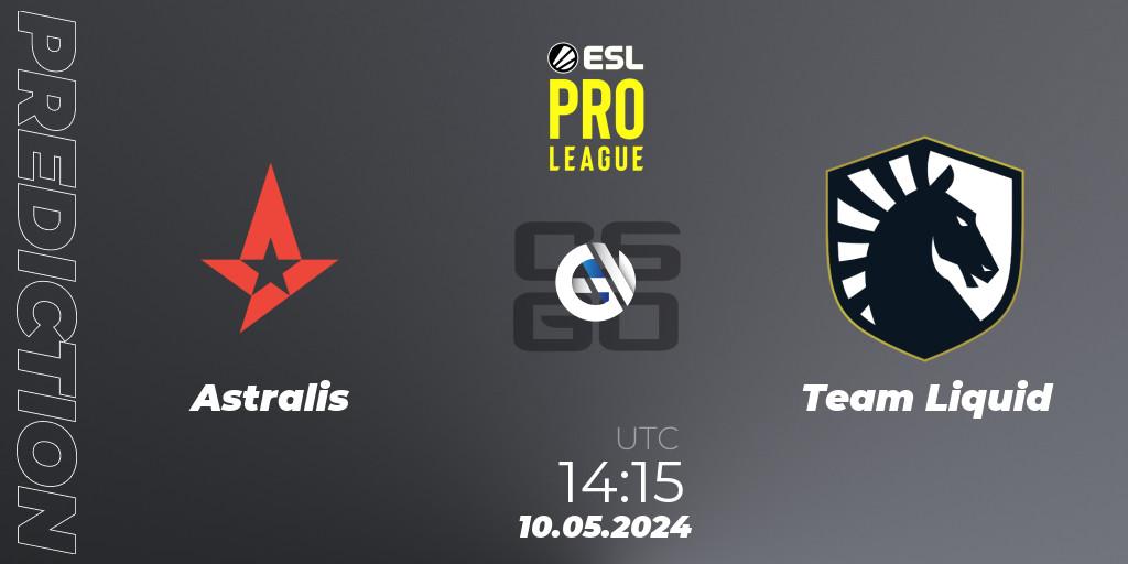 Astralis - Team Liquid: прогноз. 10.05.24, CS2 (CS:GO), ESL Pro League Season 19