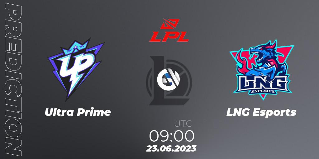 Ultra Prime - LNG Esports: прогноз. 23.06.23, LoL, LPL Summer 2023 Regular Season