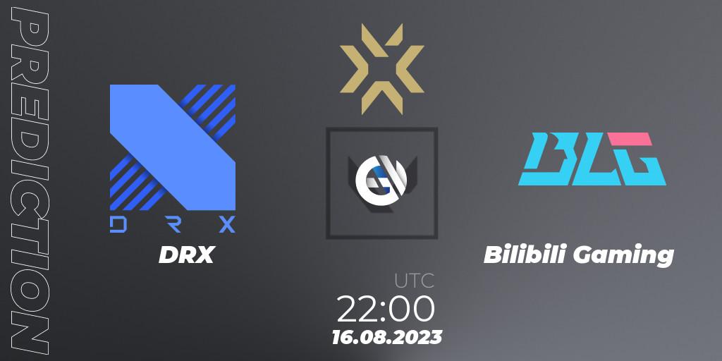 DRX - Bilibili Gaming: прогноз. 17.08.23, VALORANT, VALORANT Champions 2023