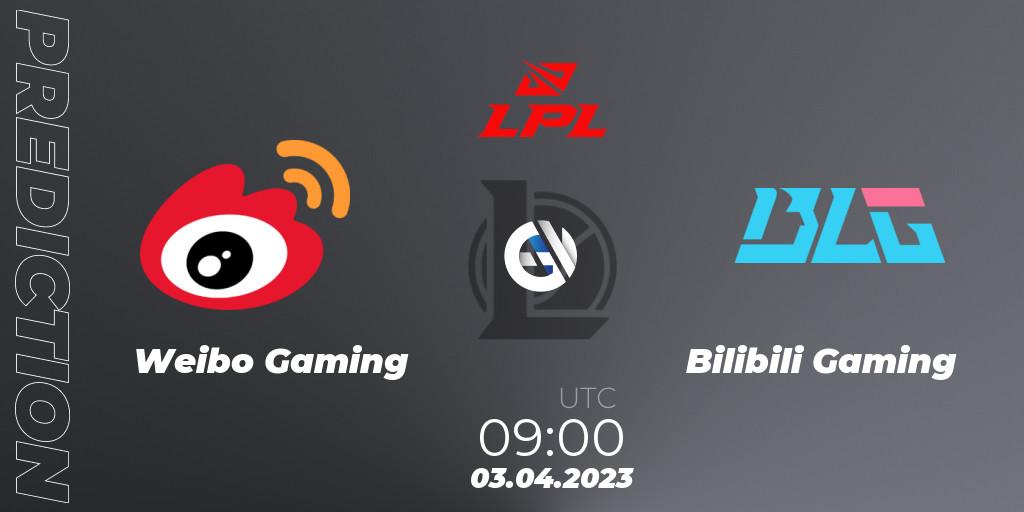 Weibo Gaming - Bilibili Gaming: прогноз. 03.04.23, LoL, LPL Spring 2023 - Playoffs