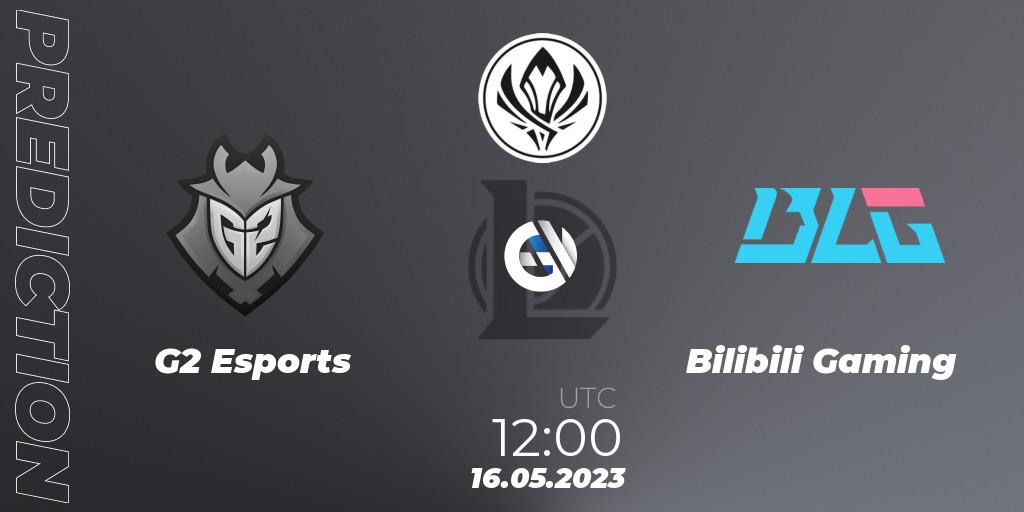 G2 Esports - Bilibili Gaming: прогноз. 16.05.23, LoL, MSI 2023 - Playoff