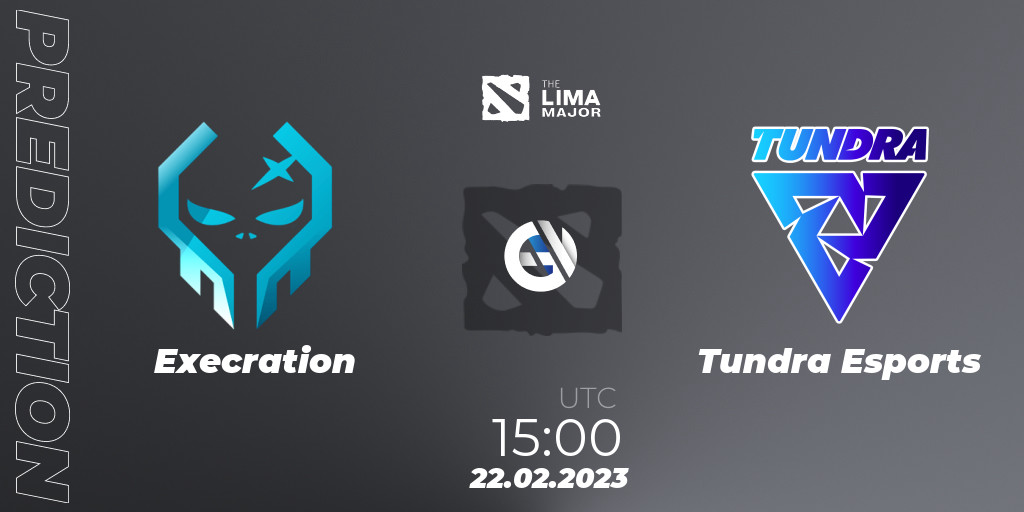 Execration Tundra Esports прогноз 22 02 2023 at 15 02 Dota 2 The