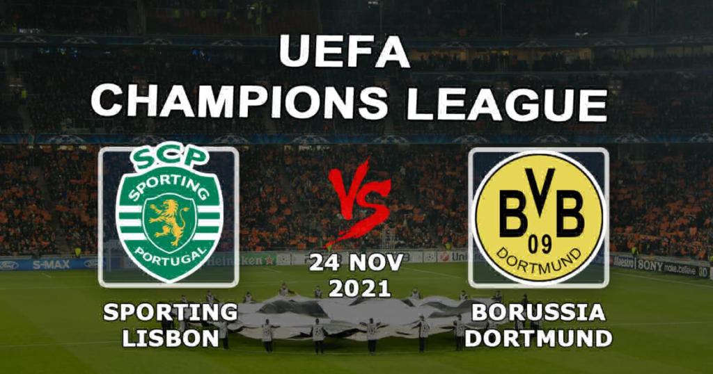 Спортинг Лиссабон - Боруссия Дортмунд: прогноз и ставка на матч Лиги Чемпионов - 24.11.2021