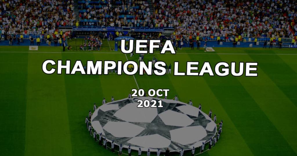 Прогнозы на матчи Лиги Чемпионов - 20.10.2021