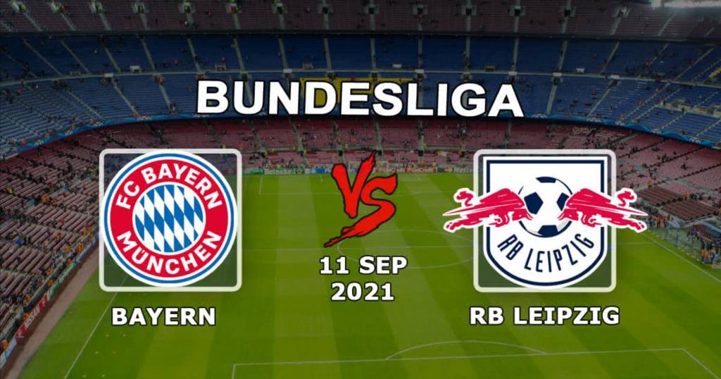 Бавария - РБ Лейпциг: прогноз и ставка на матч Бундеслиги - 11.09.2021
