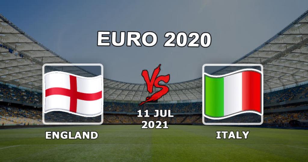 Англия - Италия: прогноз и ставка на финал Евро-2020 - 11.07.2021