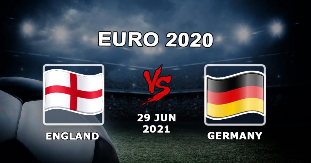 Англия - Германия: Прогноз на матч Евро-2020 - 29.06.2021