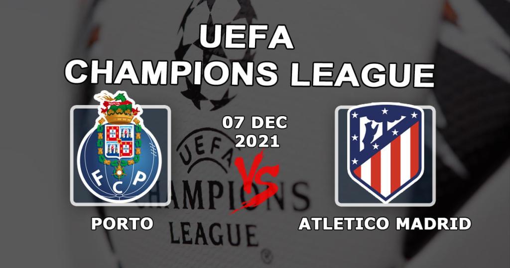 Порту - Атлетико Мадрид: прогноз и ставка на матч Лиги Чемпионов - 07.12.2021