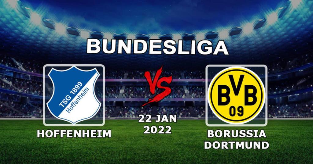 Хоффенхайм - Боруссия Дортмунд: прогноз и ставка на матч Бундеслиги - 22.01.2022