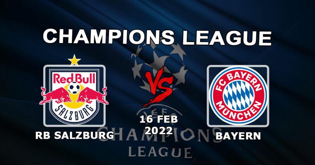 РБ Зальцбург - Бавария: прогноз и ставка на 1/8 Лиги Чемпионов - 16.02.2022