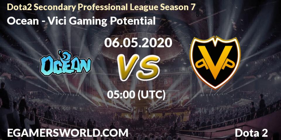 Ocean - Vici Gaming Potential: прогноз. 06.05.20, Dota 2, Dota2 Secondary Professional League 2020