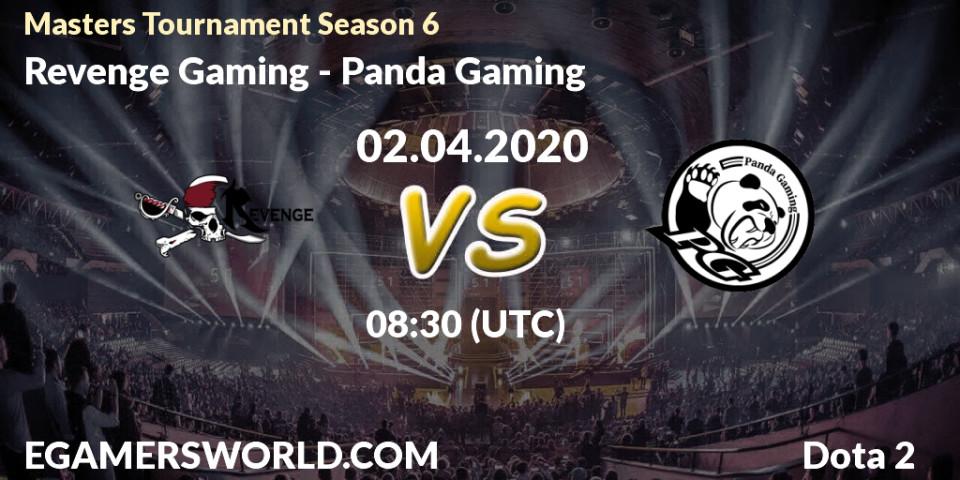 Revenge Gaming - Panda Gaming: прогноз. 02.04.2020 at 08:35, Dota 2, Masters Tournament Season 6