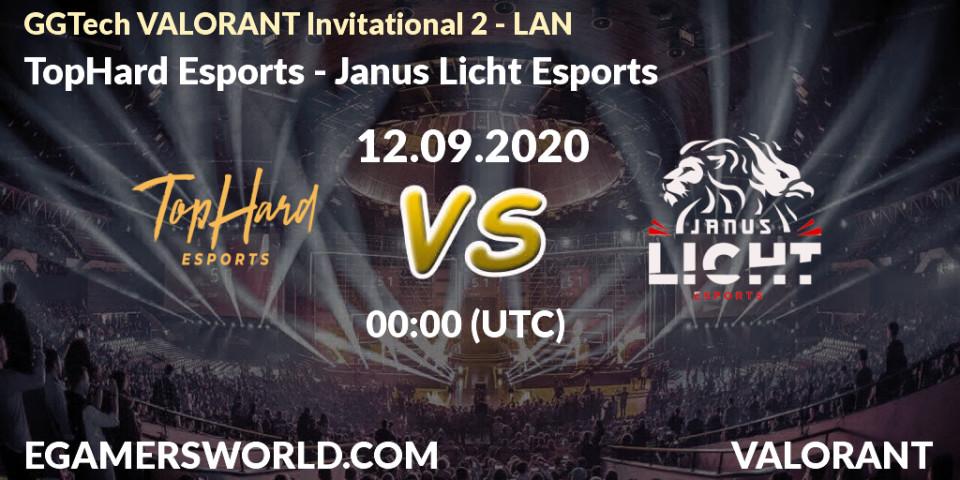 TopHard Esports - Janus Licht Esports: прогноз. 12.09.2020 at 00:00, VALORANT, GGTech VALORANT Invitational 2 - LAN