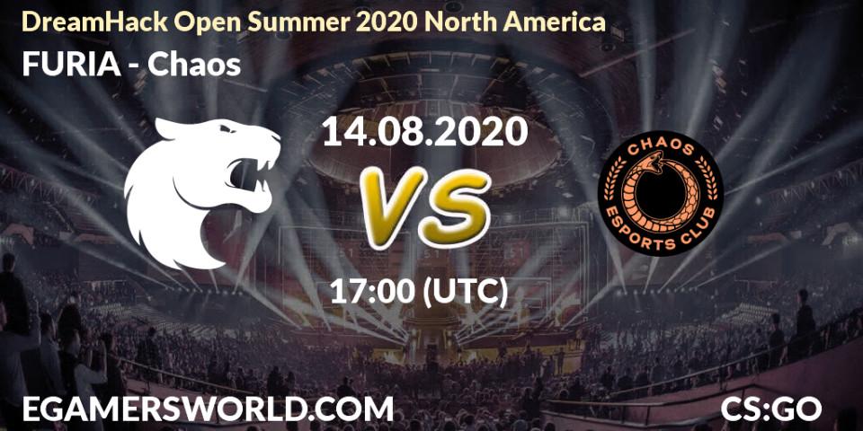 FURIA - Chaos: прогноз. 14.08.2020 at 17:00, Counter-Strike (CS2), DreamHack Open Summer 2020 North America