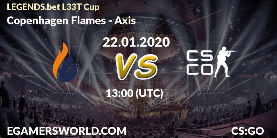 Copenhagen Flames - Axis: прогноз. 22.01.20, CS2 (CS:GO), LEGENDS.bet L33T Cup