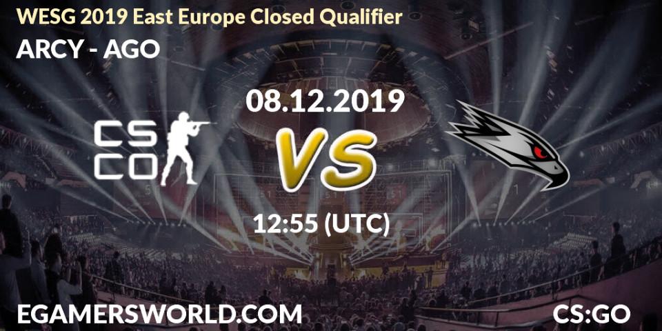 ARCY - AGO: прогноз. 08.12.2019 at 12:55, Counter-Strike (CS2), WESG 2019 East Europe Closed Qualifier