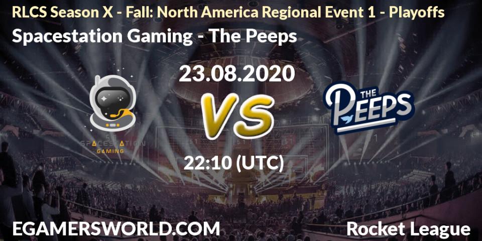 Spacestation Gaming - The Peeps: прогноз. 23.08.2020 at 22:10, Rocket League, RLCS Season X - Fall: North America Regional Event 1 - Playoffs