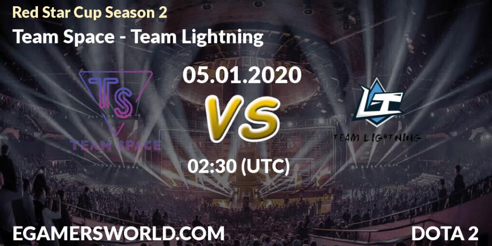 Team Space - Team Lightning: прогноз. 05.01.20, Dota 2, Red Star Cup Season 2