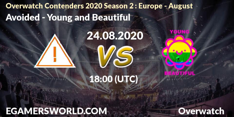 Avoided - Young and Beautiful: прогноз. 24.08.20, Overwatch, Overwatch Contenders 2020 Season 2: Europe - August