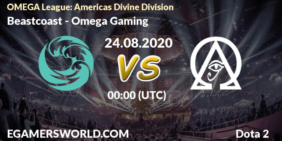 Beastcoast - Omega Gaming: прогноз. 23.08.2020 at 23:04, Dota 2, OMEGA League: Americas Divine Division