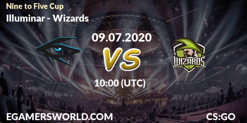 Illuminar - Wizards: прогноз. 09.07.2020 at 10:00, Counter-Strike (CS2), Nine to Five Cup