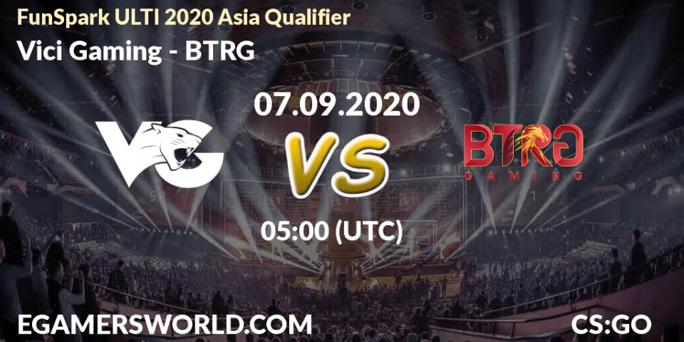 Vici Gaming - BTRG: прогноз. 07.09.20, CS2 (CS:GO), FunSpark ULTI 2020 Asia Qualifier