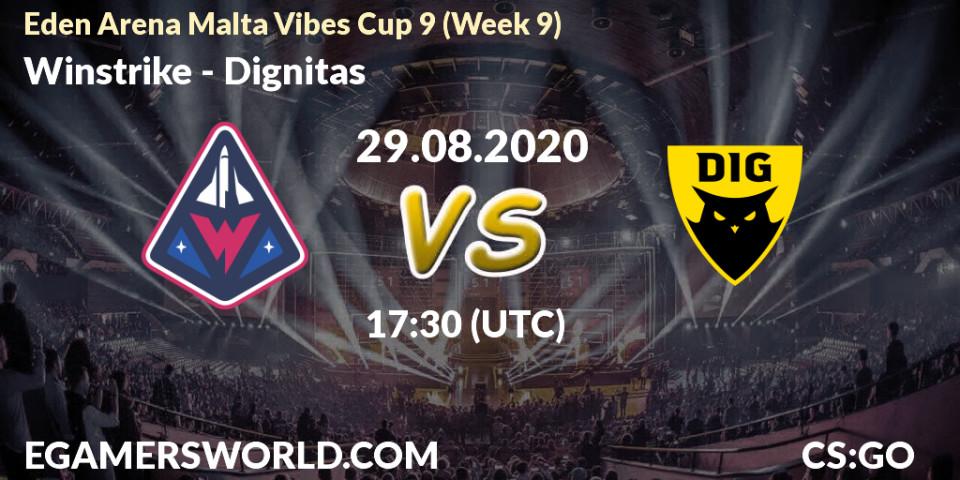 Winstrike - Dignitas: прогноз. 29.08.20, CS2 (CS:GO), Eden Arena Malta Vibes Cup 9 (Week 9)