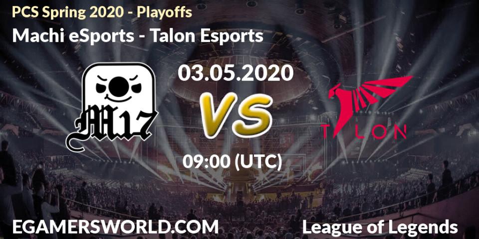 Machi eSports - Talon Esports: прогноз. 03.05.2020 at 09:00, LoL, PCS Spring 2020 - Playoffs