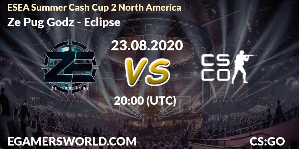 Ze Pug Godz - Eclipse: прогноз. 23.08.2020 at 20:10, Counter-Strike (CS2), ESEA Summer Cash Cup 2 North America