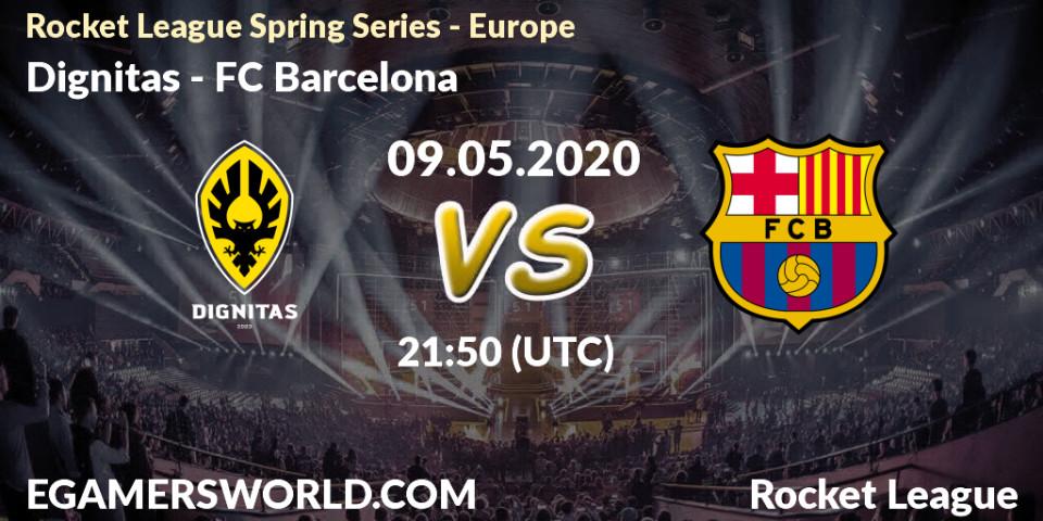 Dignitas - FC Barcelona: прогноз. 09.05.2020 at 22:10, Rocket League, Rocket League Spring Series - Europe