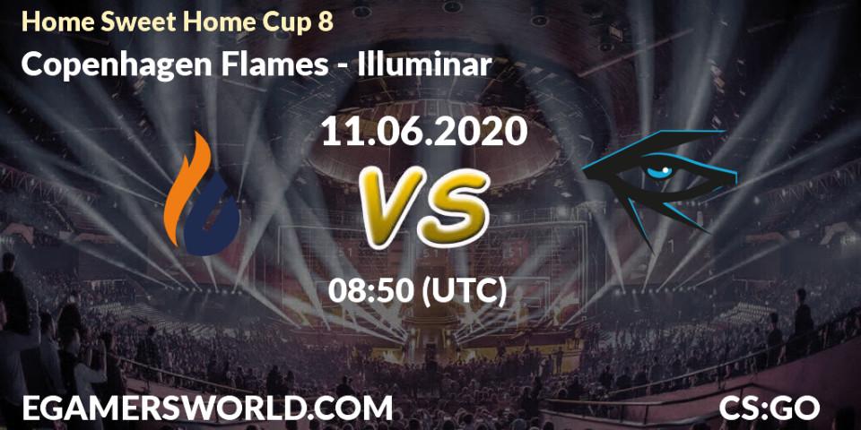 Copenhagen Flames - Illuminar: прогноз. 11.06.20, CS2 (CS:GO), #Home Sweet Home Cup 8