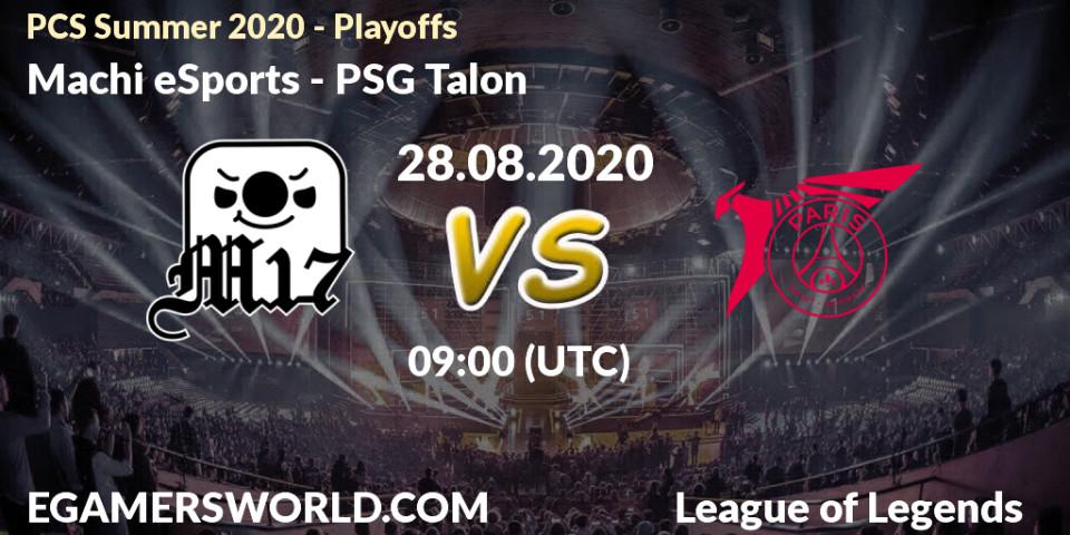 Machi eSports - PSG Talon: прогноз. 28.08.2020 at 14:33, LoL, PCS Summer 2020 - Playoffs
