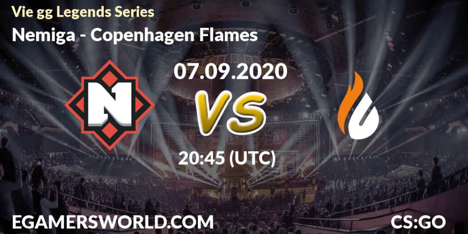Nemiga - Copenhagen Flames: прогноз. 07.09.2020 at 20:45, Counter-Strike (CS2), Vie gg Legends Series