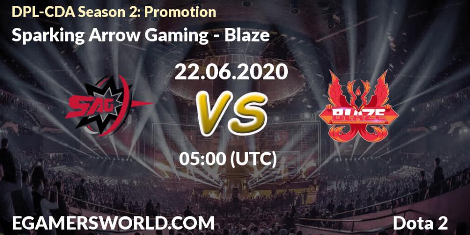 Sparking Arrow Gaming - Blaze: прогноз. 22.06.2020 at 06:16, Dota 2, DPL-CDA Professional League Season 2: Promotion