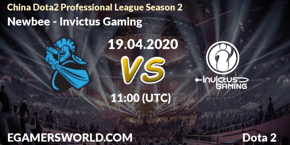 Newbee - Invictus Gaming: прогноз. 19.04.20, Dota 2, China Dota2 Professional League Season 2