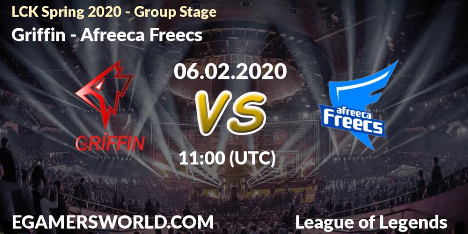 Griffin - Afreeca Freecs: прогноз. 06.02.2020 at 10:50, LoL, LCK Spring 2020 - Group Stage
