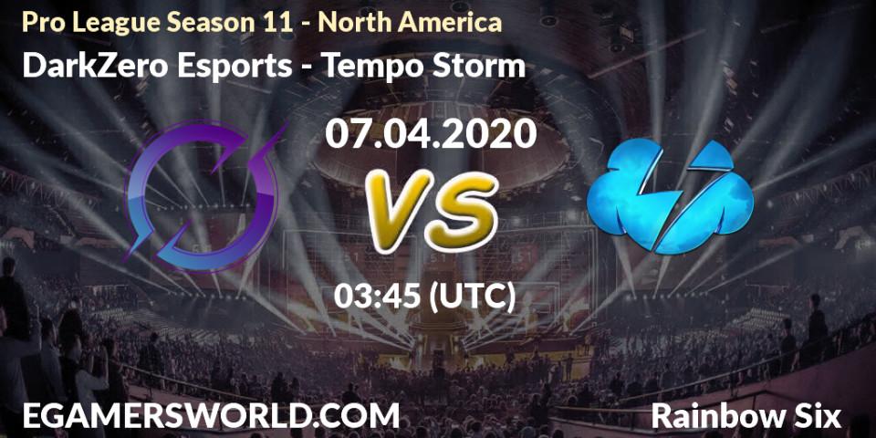DarkZero Esports - Tempo Storm: прогноз. 07.04.20, Rainbow Six, Pro League Season 11 - North America