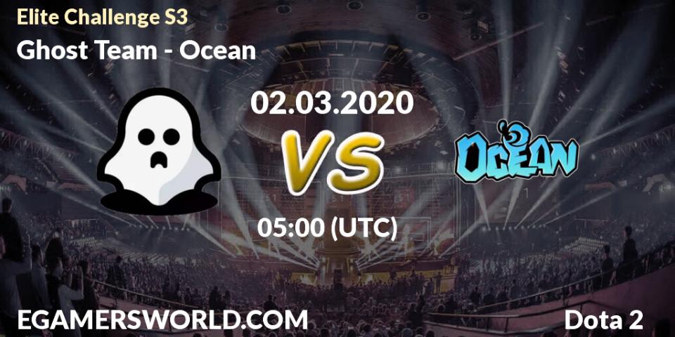 Ghost Team - Ocean: прогноз. 02.03.2020 at 05:21, Dota 2, Elite Challenge S3