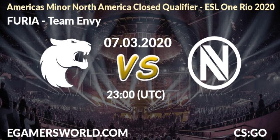FURIA - Team Envy: прогноз. 07.03.2020 at 23:05, Counter-Strike (CS2), Americas Minor North America Closed Qualifier - ESL One Rio 2020