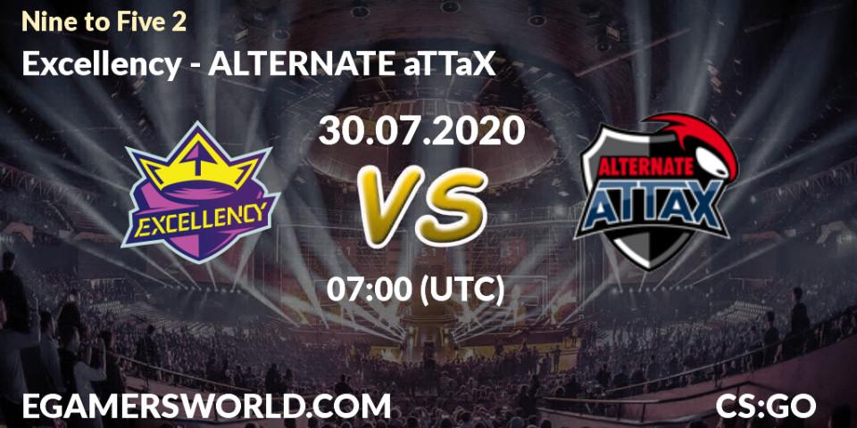 Excellency - ALTERNATE aTTaX: прогноз. 30.07.2020 at 07:00, Counter-Strike (CS2), Nine to Five 2