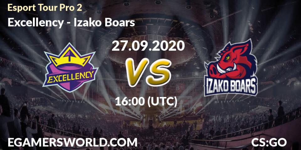 Excellency - Izako Boars: прогноз. 27.09.20, CS2 (CS:GO), Esport Tour Pro 2