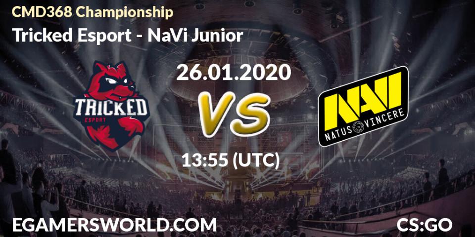 Tricked Esport - NaVi Junior: прогноз. 26.01.20, CS2 (CS:GO), CMD368 Championship