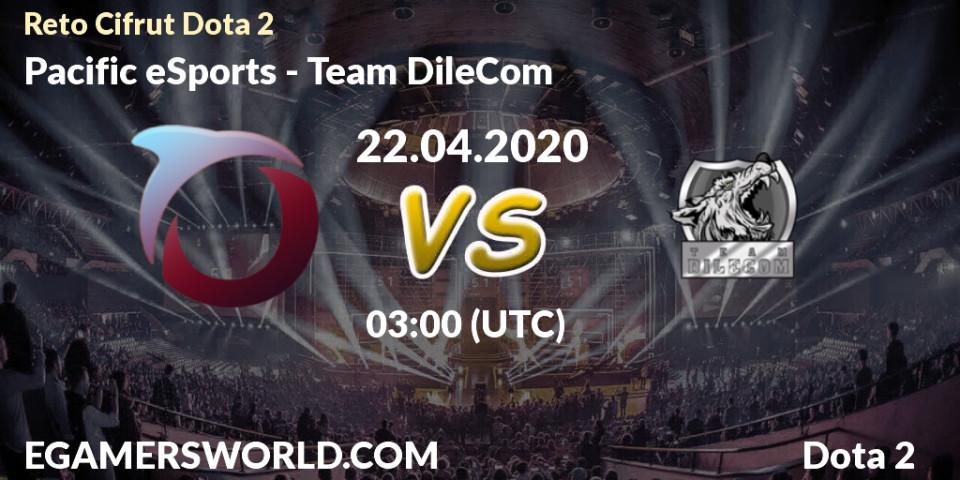 Pacific eSports - Team DileCom: прогноз. 22.04.2020 at 03:29, Dota 2, Reto Cifrut Dota 2