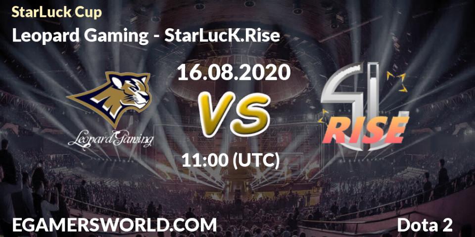 Leopard Gaming - StarLucK.Rise: прогноз. 16.08.2020 at 11:00, Dota 2, StarLuck Cup