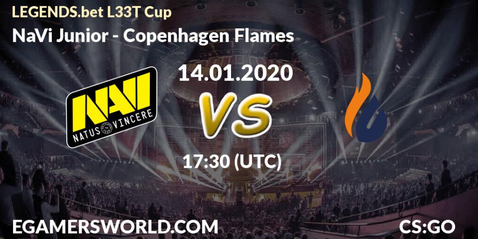 NaVi Junior - Copenhagen Flames: прогноз. 14.01.20, CS2 (CS:GO), LEGENDS.bet L33T Cup