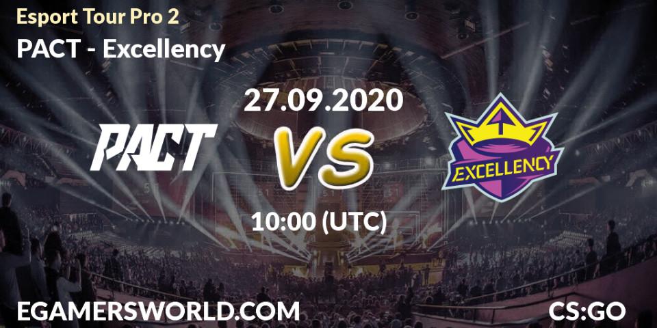 PACT - Excellency: прогноз. 27.09.2020 at 10:00, Counter-Strike (CS2), Esport Tour Pro 2