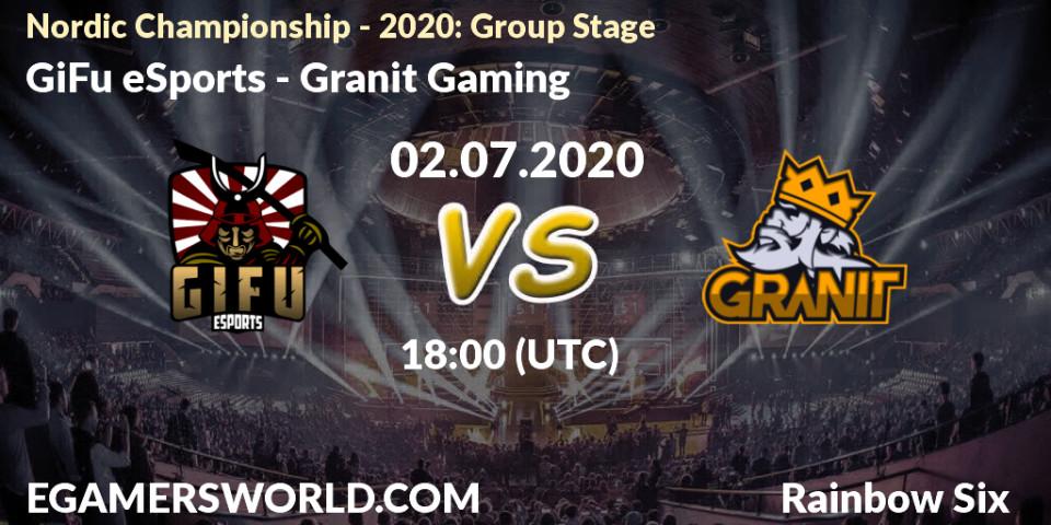 GiFu eSports - Granit Gaming: прогноз. 02.07.20, Rainbow Six, Nordic Championship - 2020: Group Stage