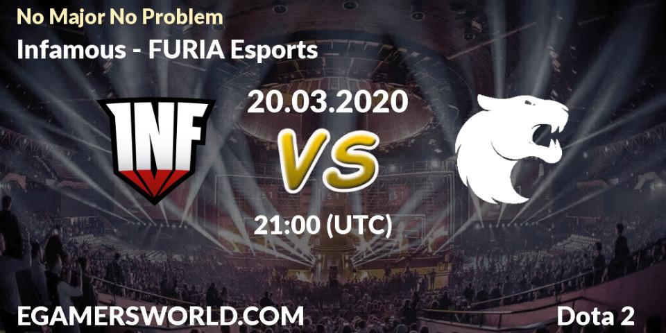 Infamous - FURIA Esports: прогноз. 20.03.2020 at 18:00, Dota 2, No Major No Problem