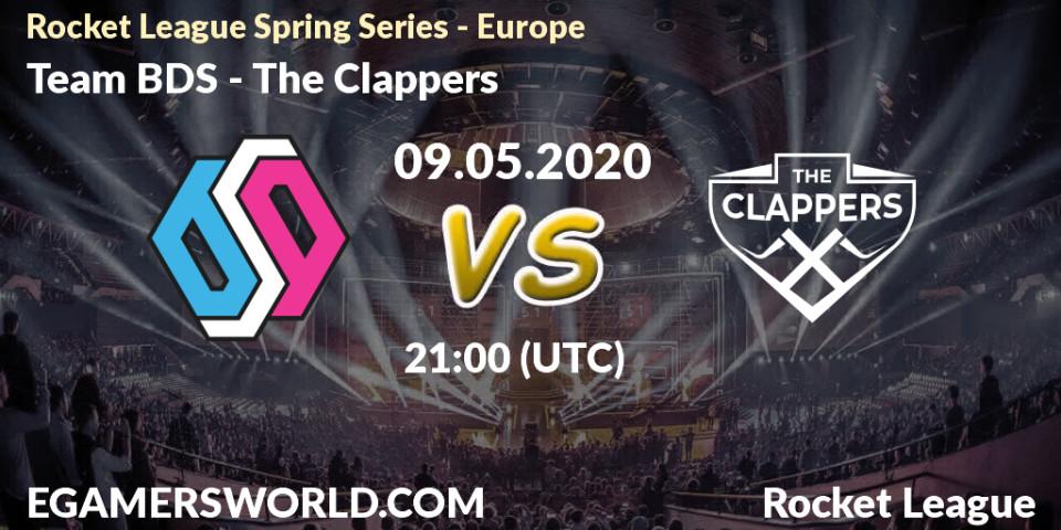 Team BDS - The Clappers: прогноз. 09.05.2020 at 21:20, Rocket League, Rocket League Spring Series - Europe