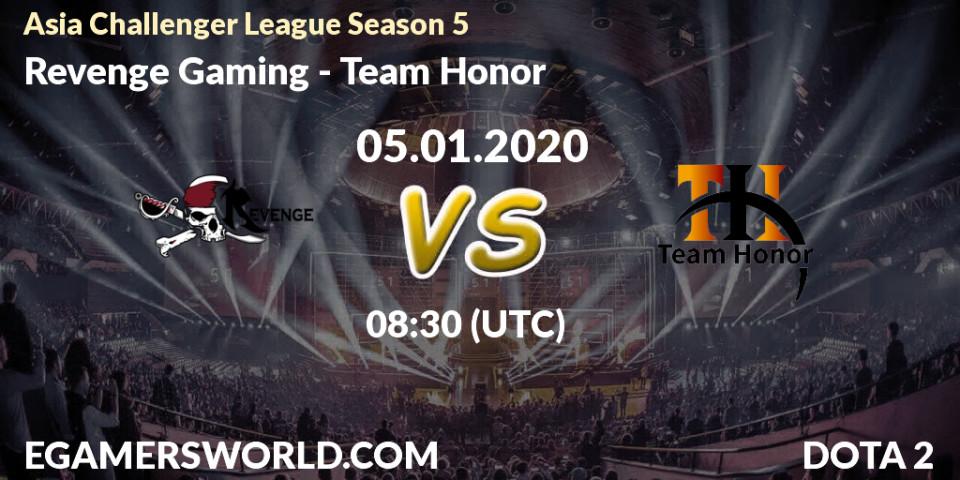 Revenge Gaming - Team Honor: прогноз. 05.01.20, Dota 2, Asia Challenger League Season 5